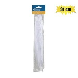 Foodcover square 31cm white hillhouse