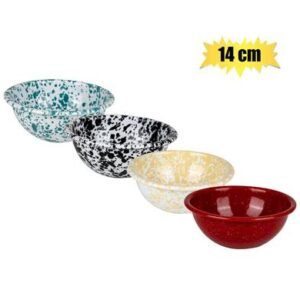 Mixing bowl enamel 14cm