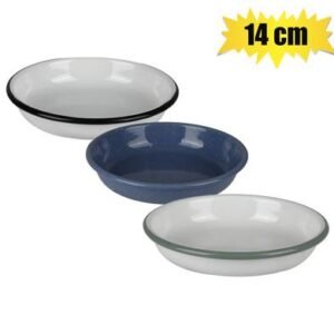 Plate enamel 14cm pasta