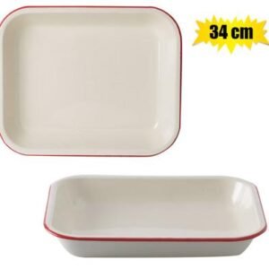 Baking pan 27x34cm enamel