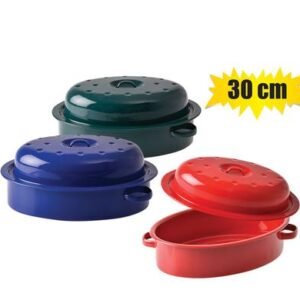 Roaster enamel 1st-grade oval 30cm colrs