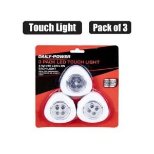 Light b/o led touch pack 3 aaa batteries