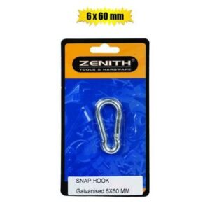 Snap-hook galvanised 6x60mm