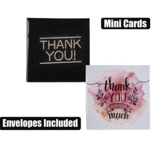 Card & env mini thank you designs