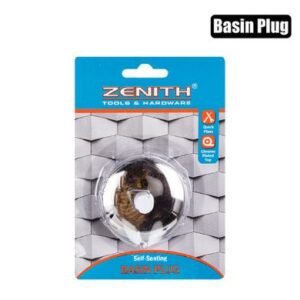 Basin-plug self-seating zenith