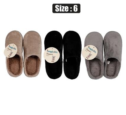 Slipper slip-in plain size 6