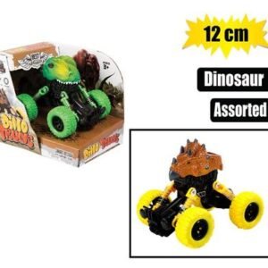 Vehicle friction dinosaur asstd 12cm
