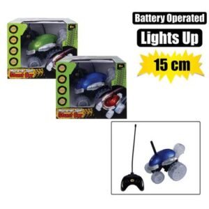 Battery operated rc monster spin 15cm