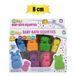 Baby bath sensory squirting set 8cm each