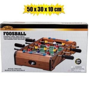 Game tabletop foosball 50.7x30.5x9.7cm