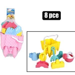 Beach-set 17cm bucket + 6 accessories