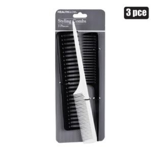 Hair comb plastic 3pc styling