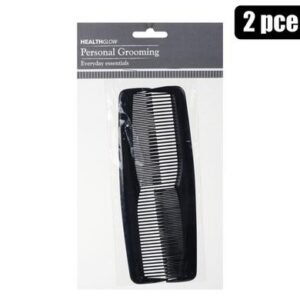 Hair comb plastic 2pc family