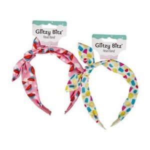 Hair alice band floral bow