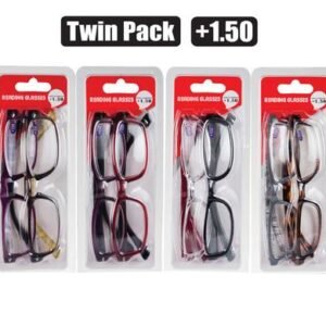 Reading glass twin packs strngth:1.5