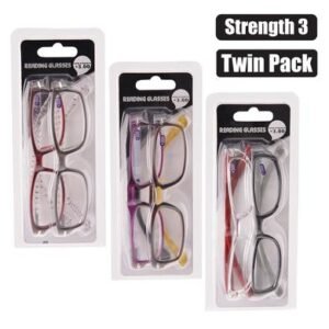 Reading glass twin packs strngth:3
