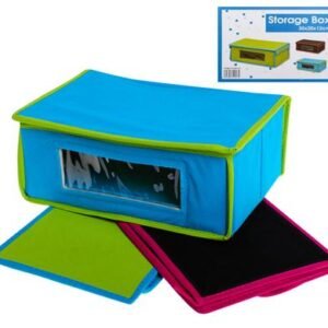 Storage box non-woven 30x20x12cm w/wndow