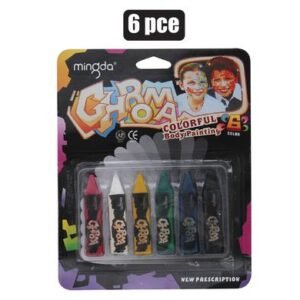 Dress up face paint set crayon style