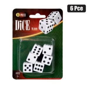 Dice 16mm card-of-6