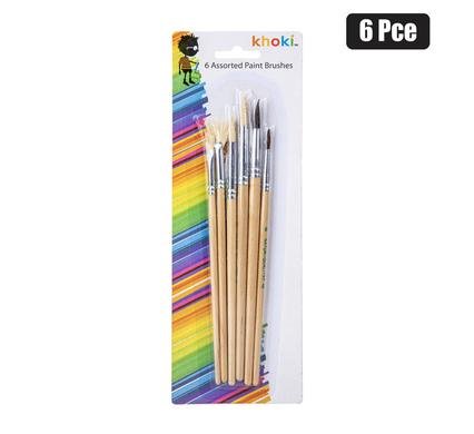 Art+craft paint brushes artist 6pce