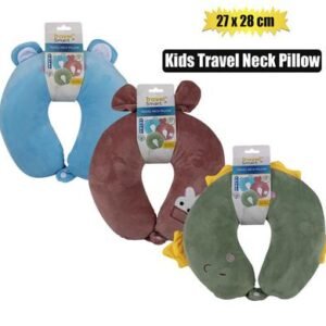 Travel neck pillow kids 28x27cm cotton