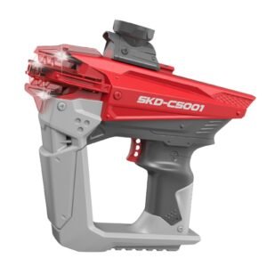 SKD-CS001 Electronic Gel Blaster Gun, Red - High Speed, LED Lights