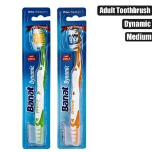 Tooth brush w/cap adult dynamic medium