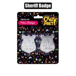 Dress up police badge
